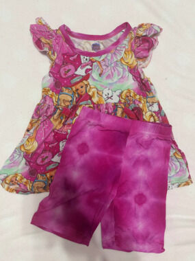 Minky Dreamer Barbie Peplum Set